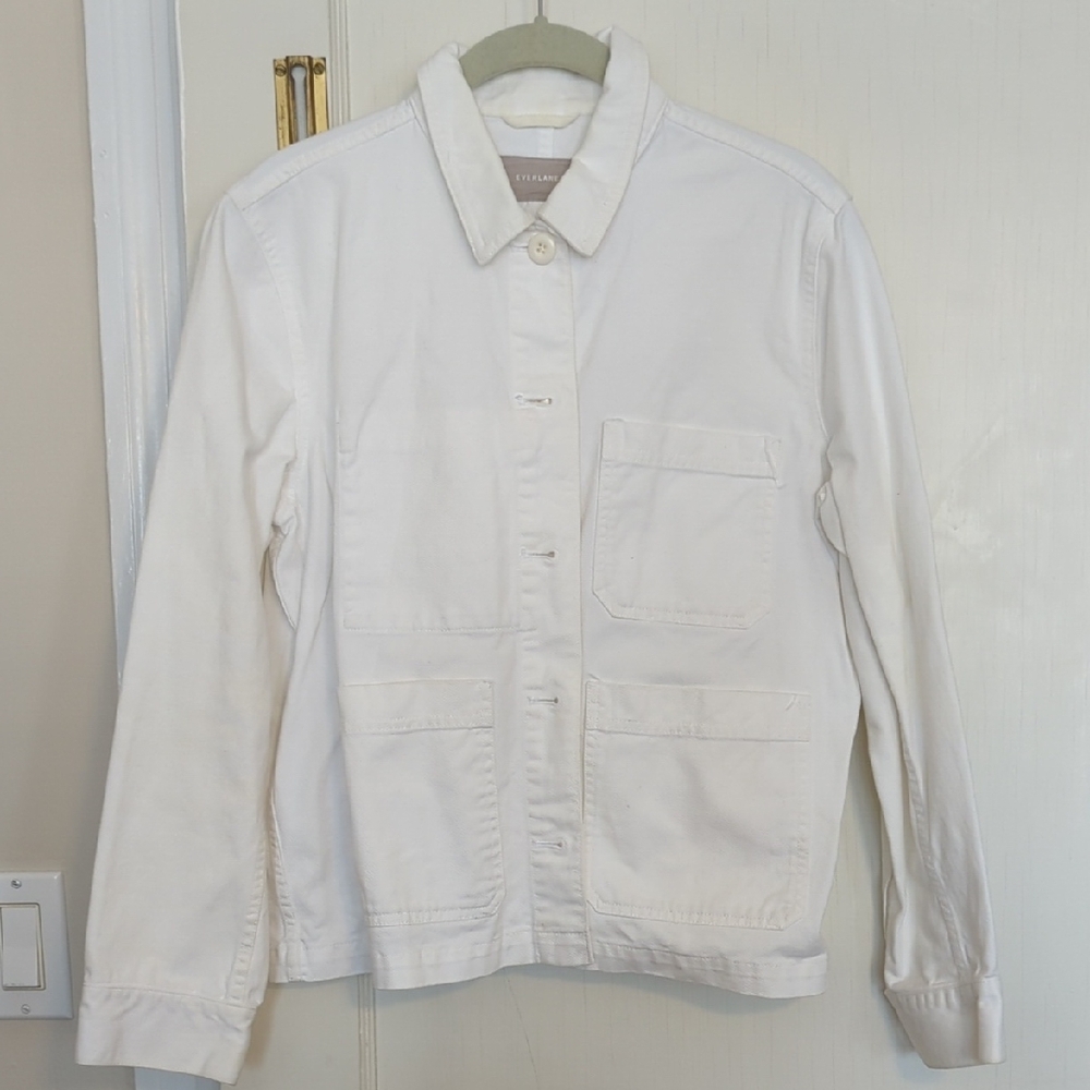 Everlane Women's Chore Coat White Medium